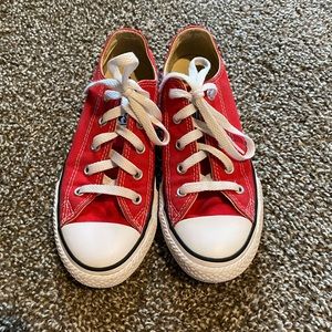 Boys Red Converse